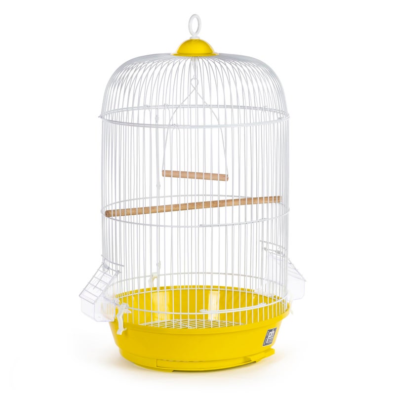 PH Prevue Hendryx Prevue Hendryx SP31999Y Classic Round Bird Cage, Yellow - Image 1